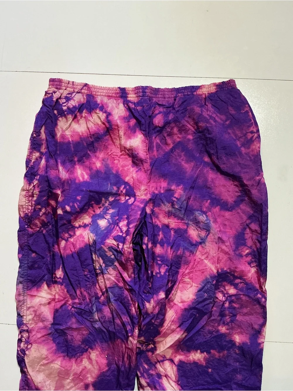 Vintage Milano Sport Tie Dye Windbreaker Nylon Multicolored Track Pants